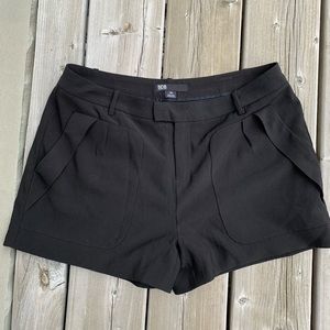 David Bitton Short Lined Black Shorts Size 30